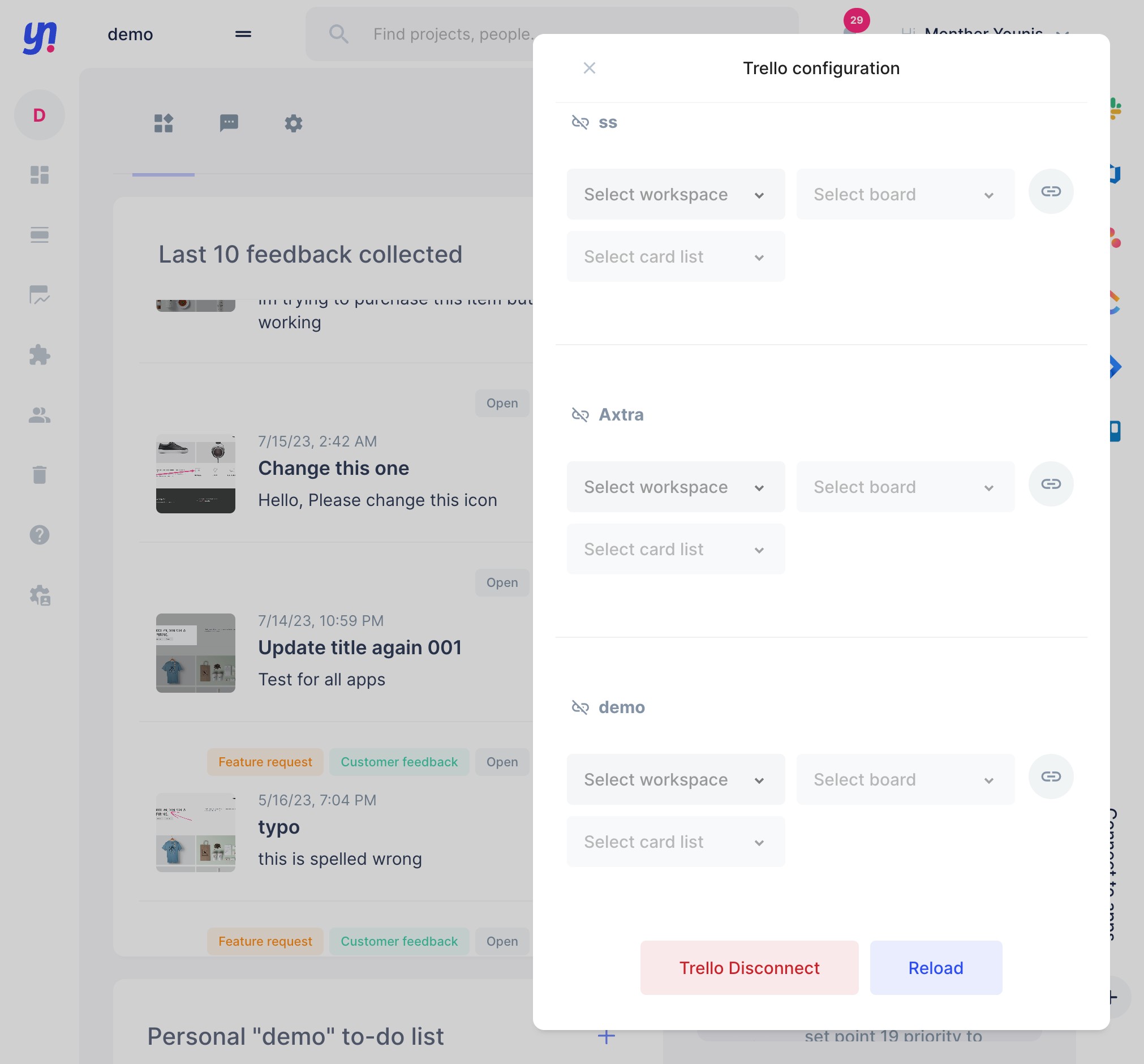 Integrate klynd with Trello is quick and easy