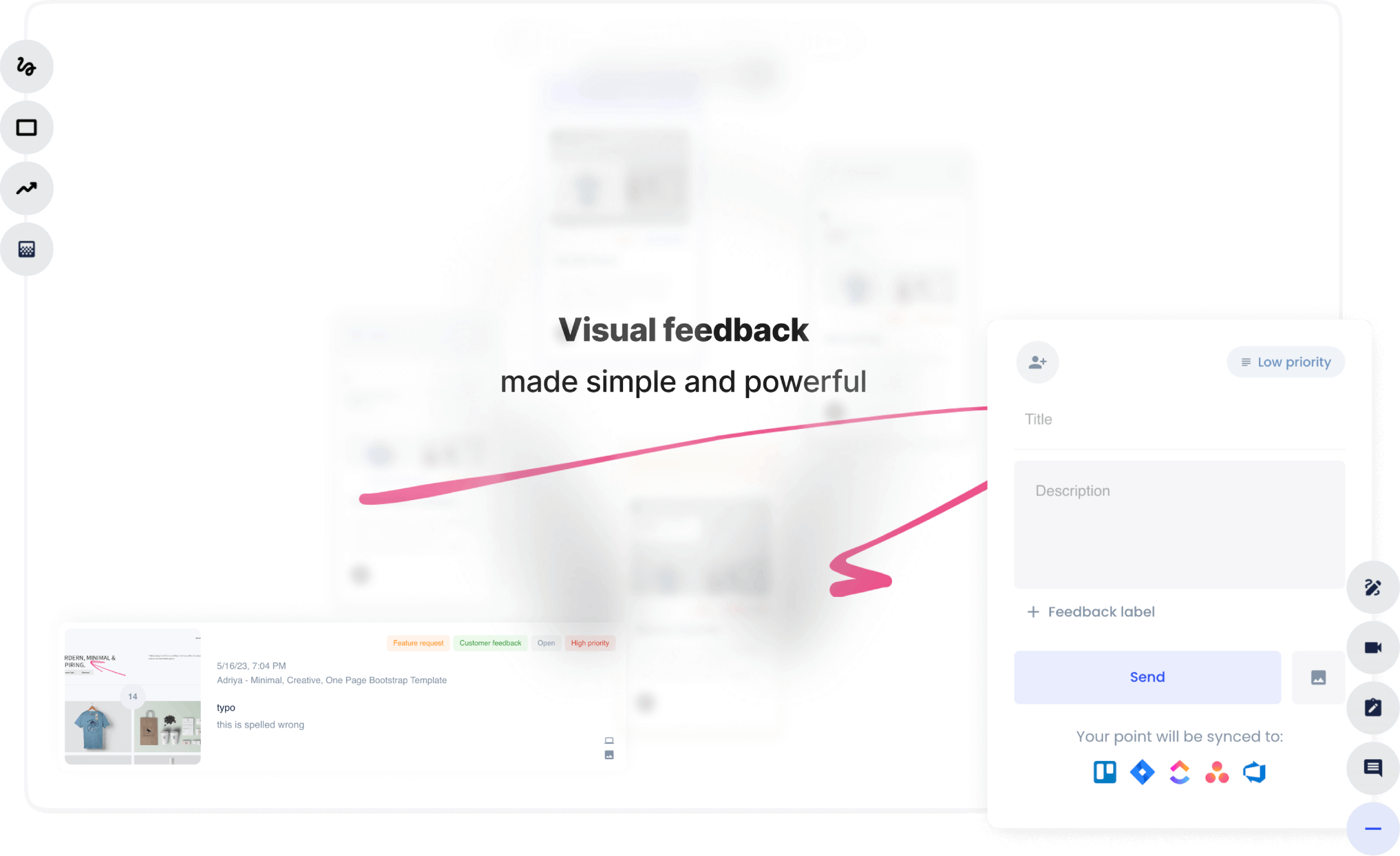 klynd - Interactive feedback widget